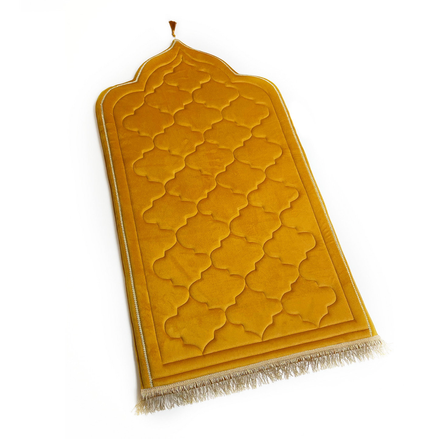 Adults Mustard Prayer Mat with Diamond Design (Medium)