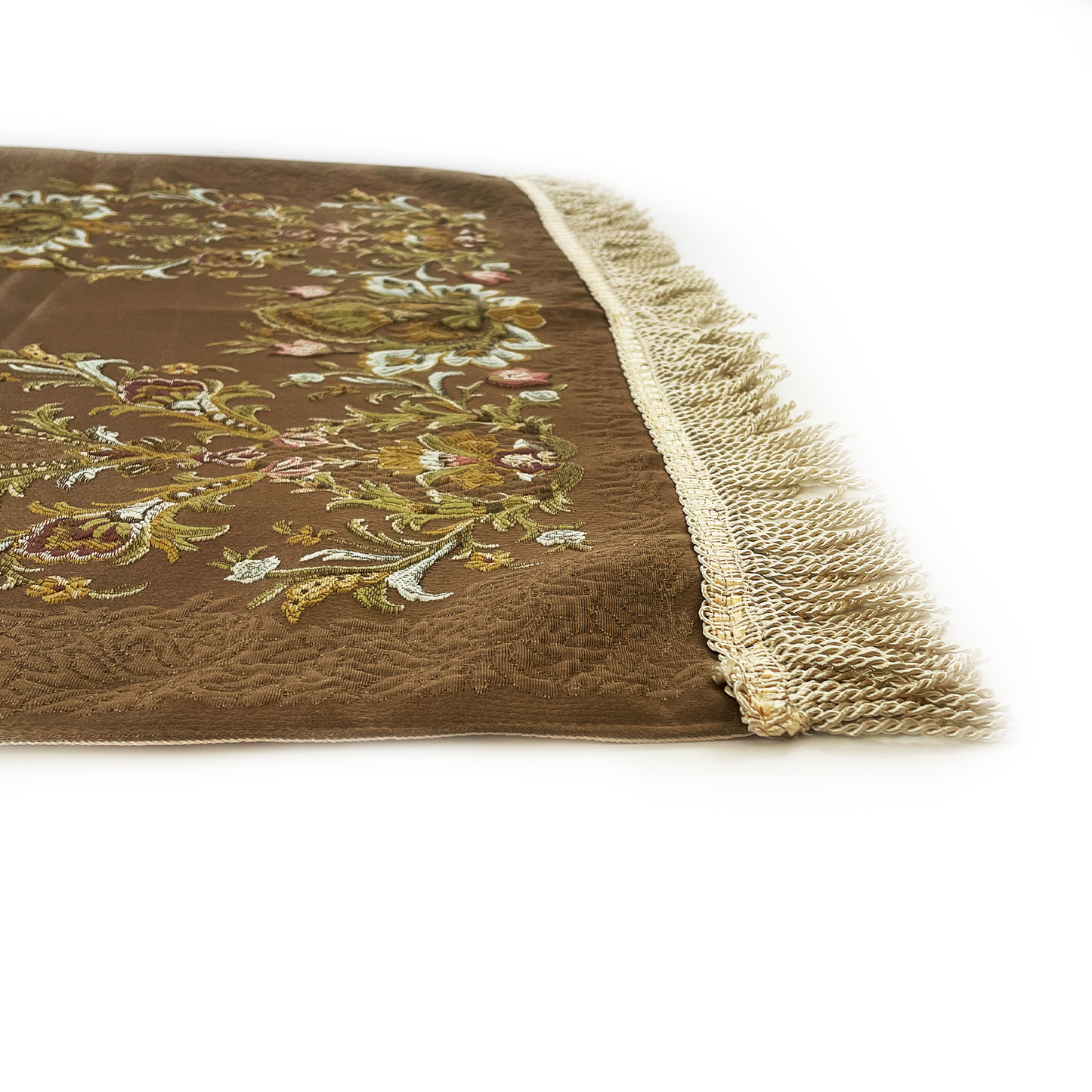 Adults Brown Floral Prayer Mat