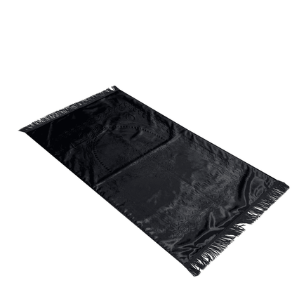 Platinum Elegant Black Prayer Mat