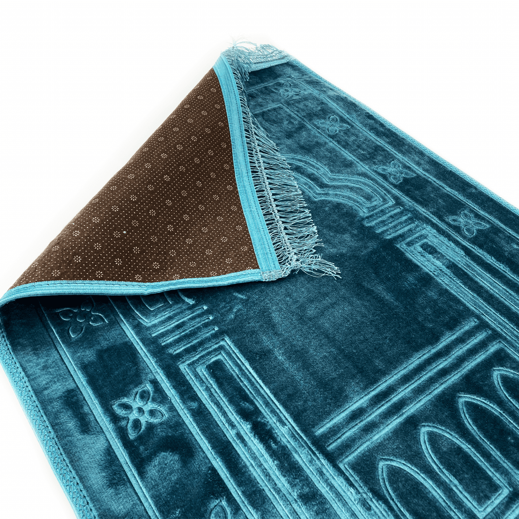 Large Turquoise Padded Adults Prayer Mat