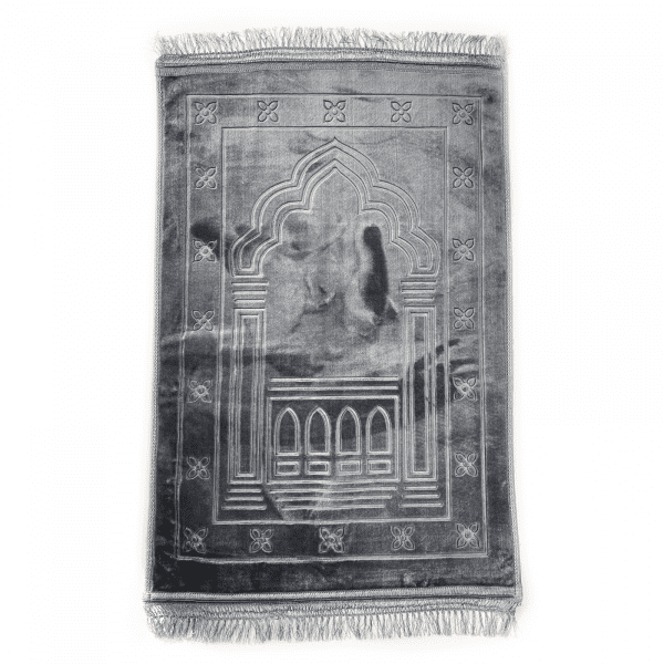 Large Grey Padded Adults Prayer Mat