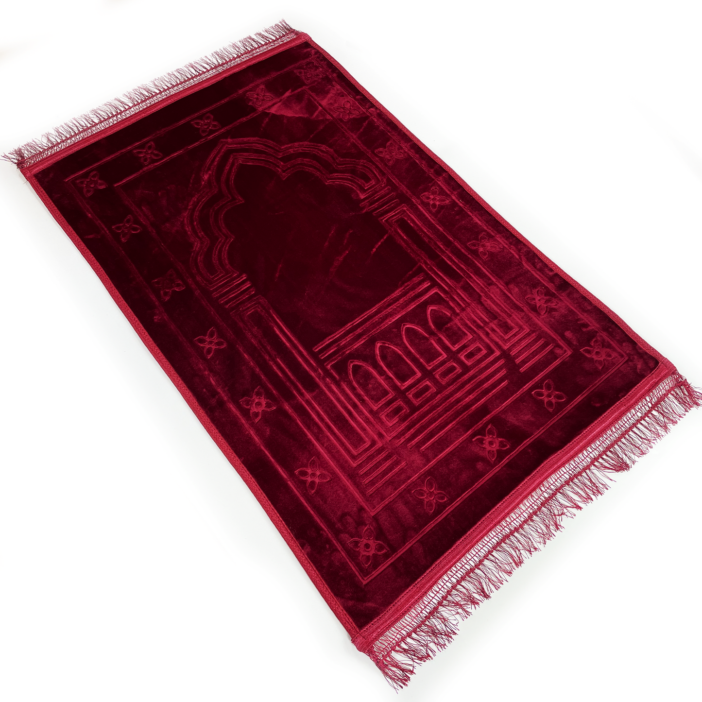 Adults Large Maroon Padded Prayer Mat