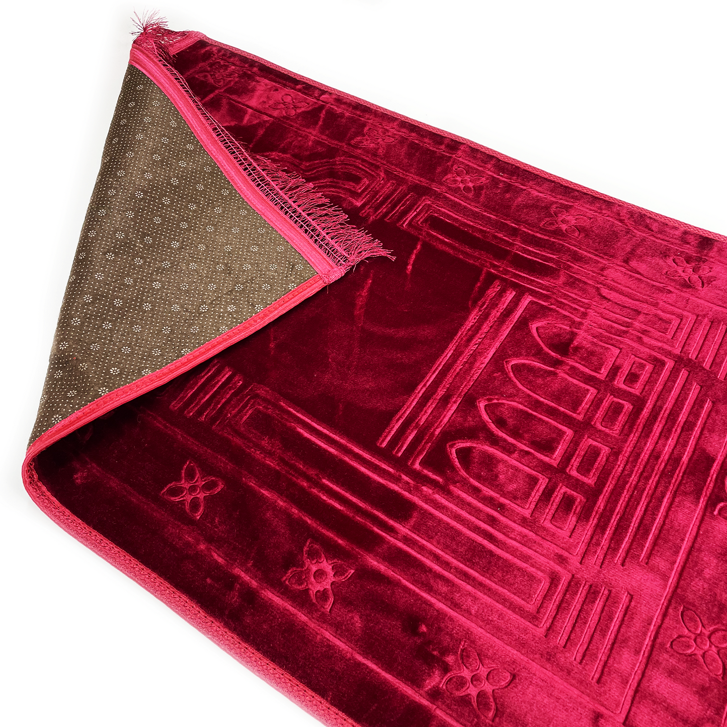 Adults Large Maroon Padded Prayer Mat