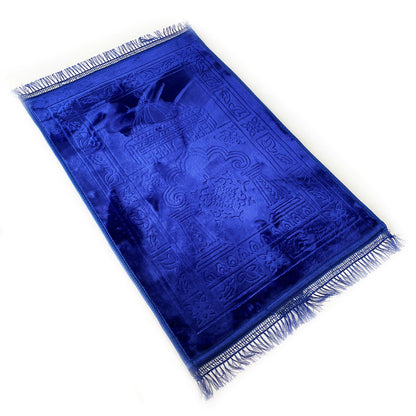 Large Blue Padded Adults Prayer Mat