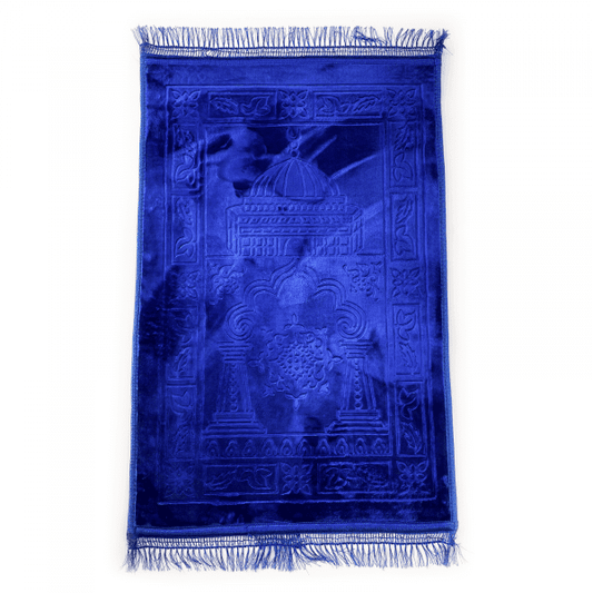 Large Blue Padded Adults Prayer Mat