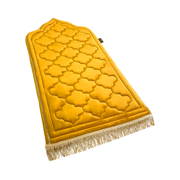 Kids Mustard Prayer Mat with Diamond Design