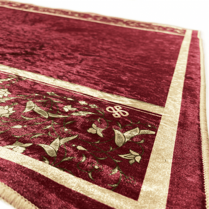 Sabella Collection Maroon Adults Prayer Mat