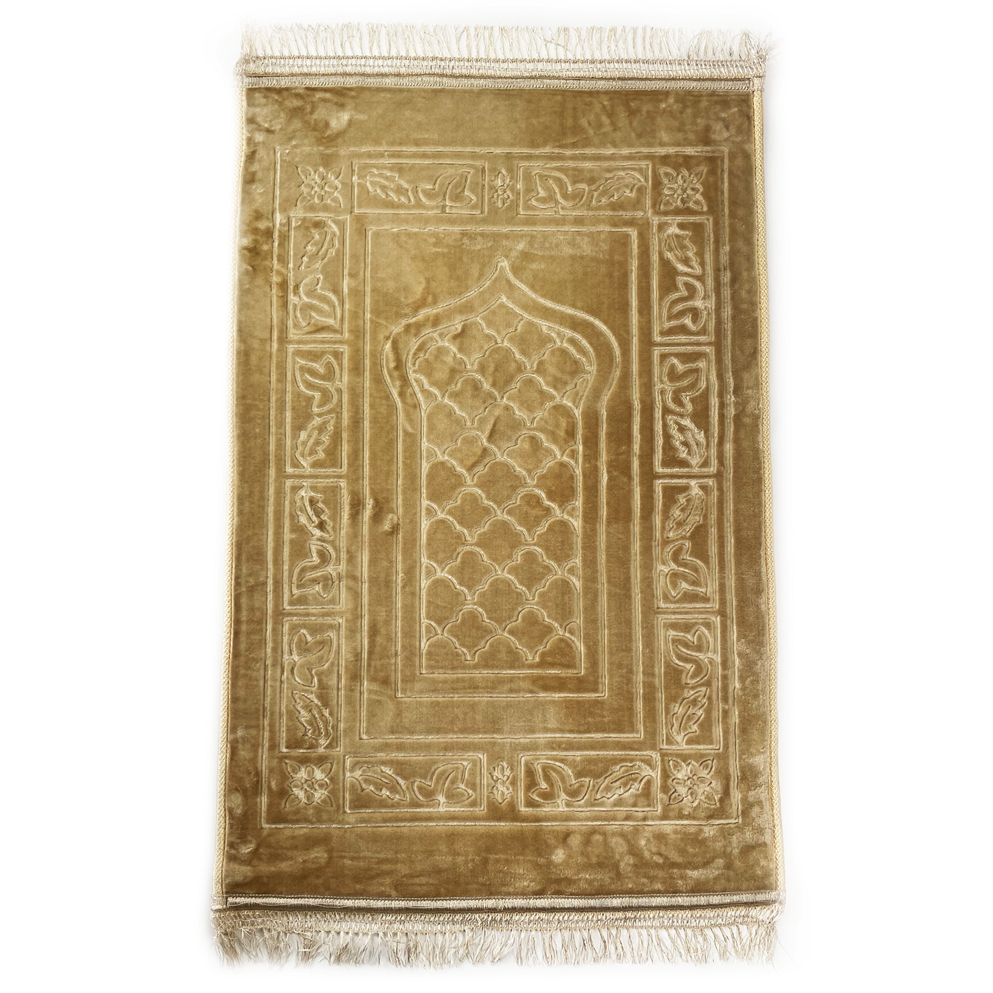 Adults Large Beige Padded Prayer Mat