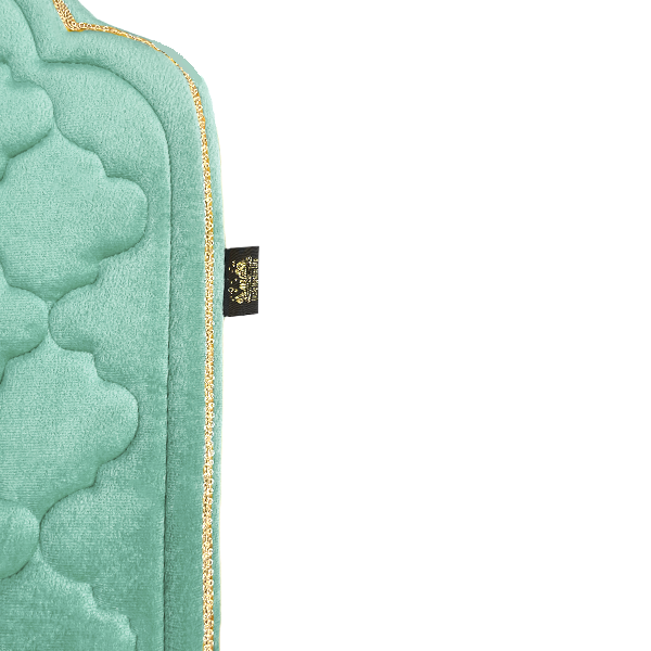 Kids Mint Green Prayer Mat with Diamond Design