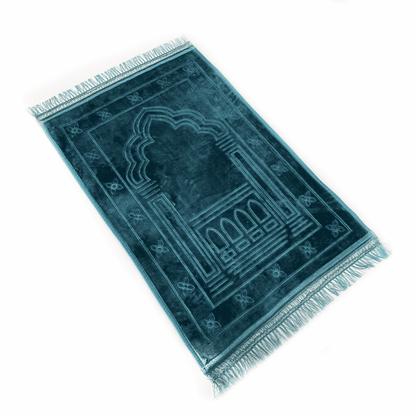 Large Turquoise Padded Adults Prayer Mat