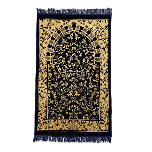 Blue Al Rawda Inspired Prayer Mat