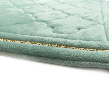 Adults Mint Green Prayer Mat with Diamond Design (Medium)