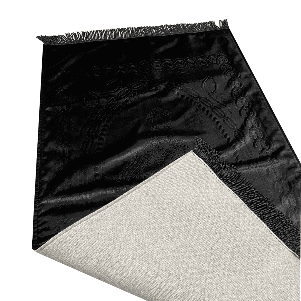 Platinum Elegant Black Prayer Mat