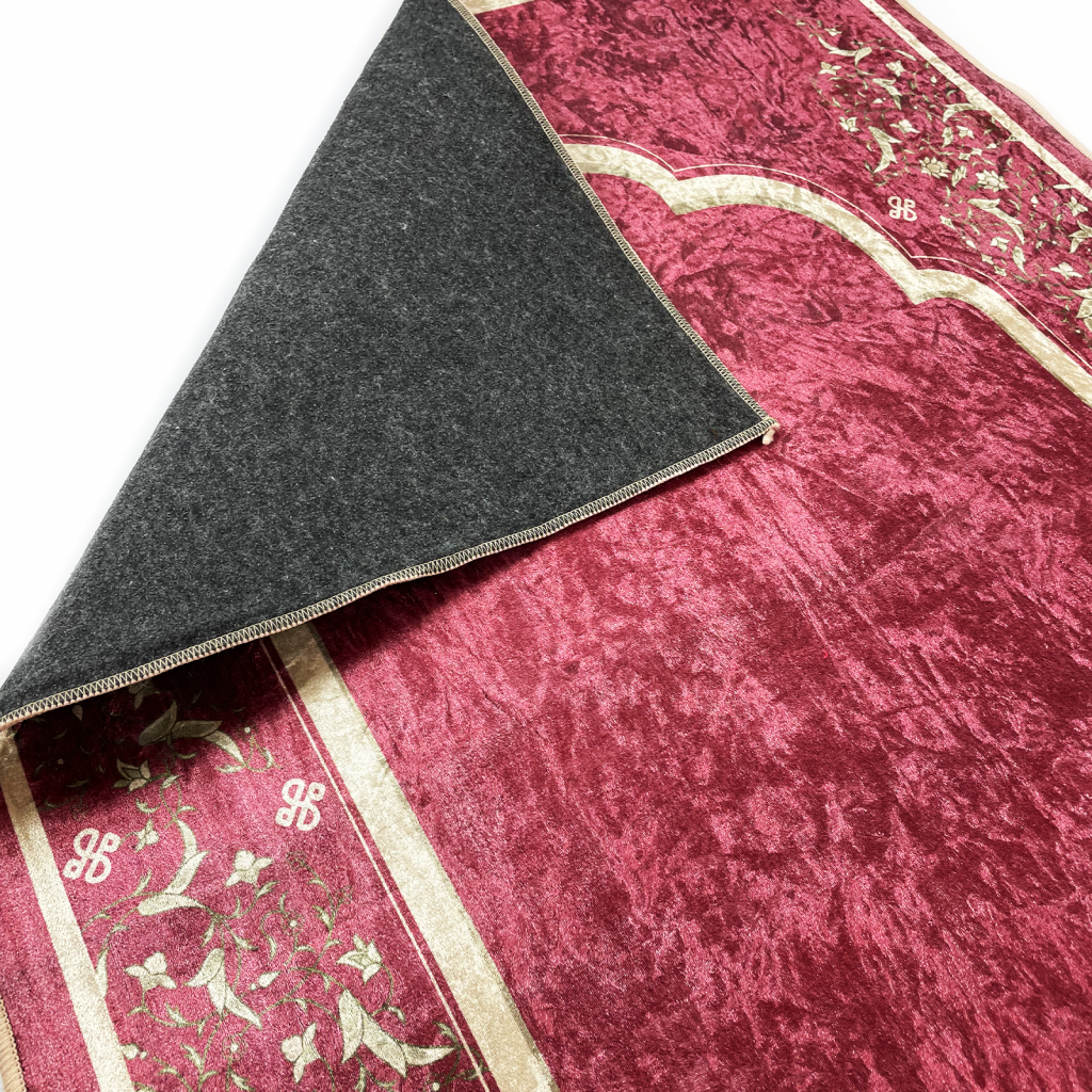 Sabella Collection Maroon Adults Prayer Mat