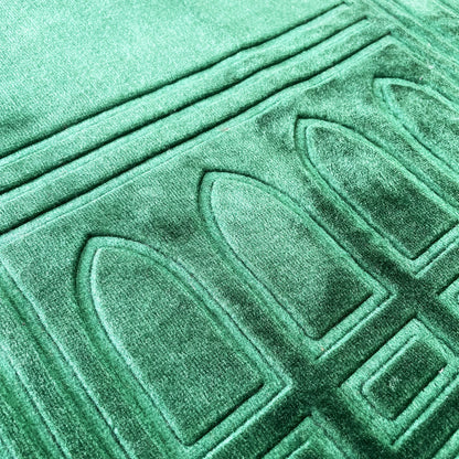 Adults Large Green Padded Prayer Mat