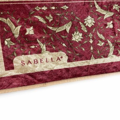 Sabella Collection Maroon Adults Prayer Mat