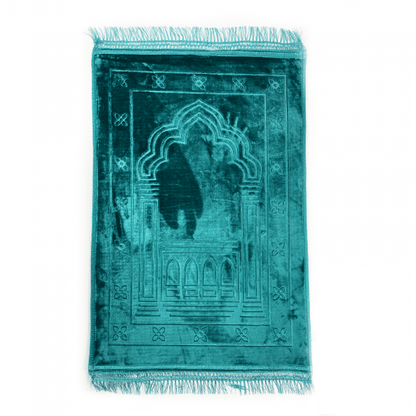 Large Teal Padded Adults Prayer Mat