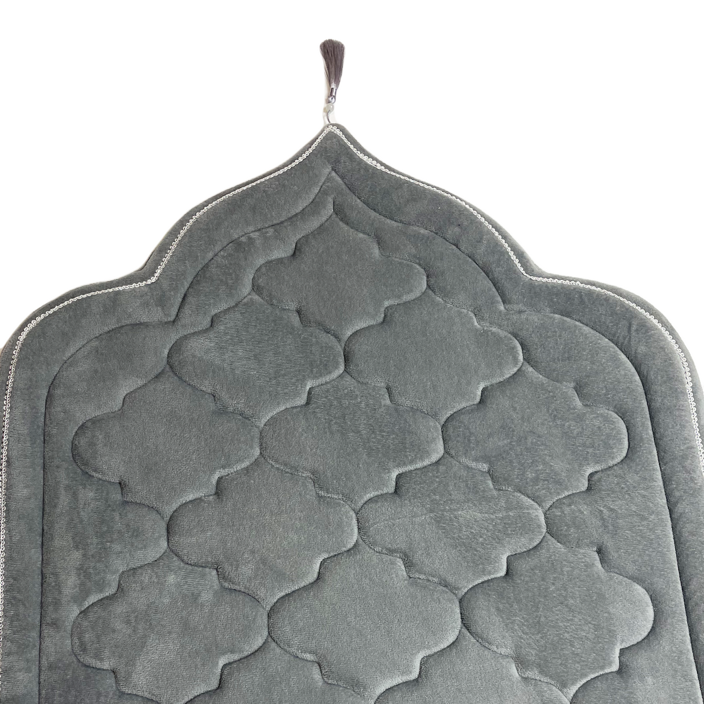 Adults Grey Prayer Mat with Diamond Design (Large)