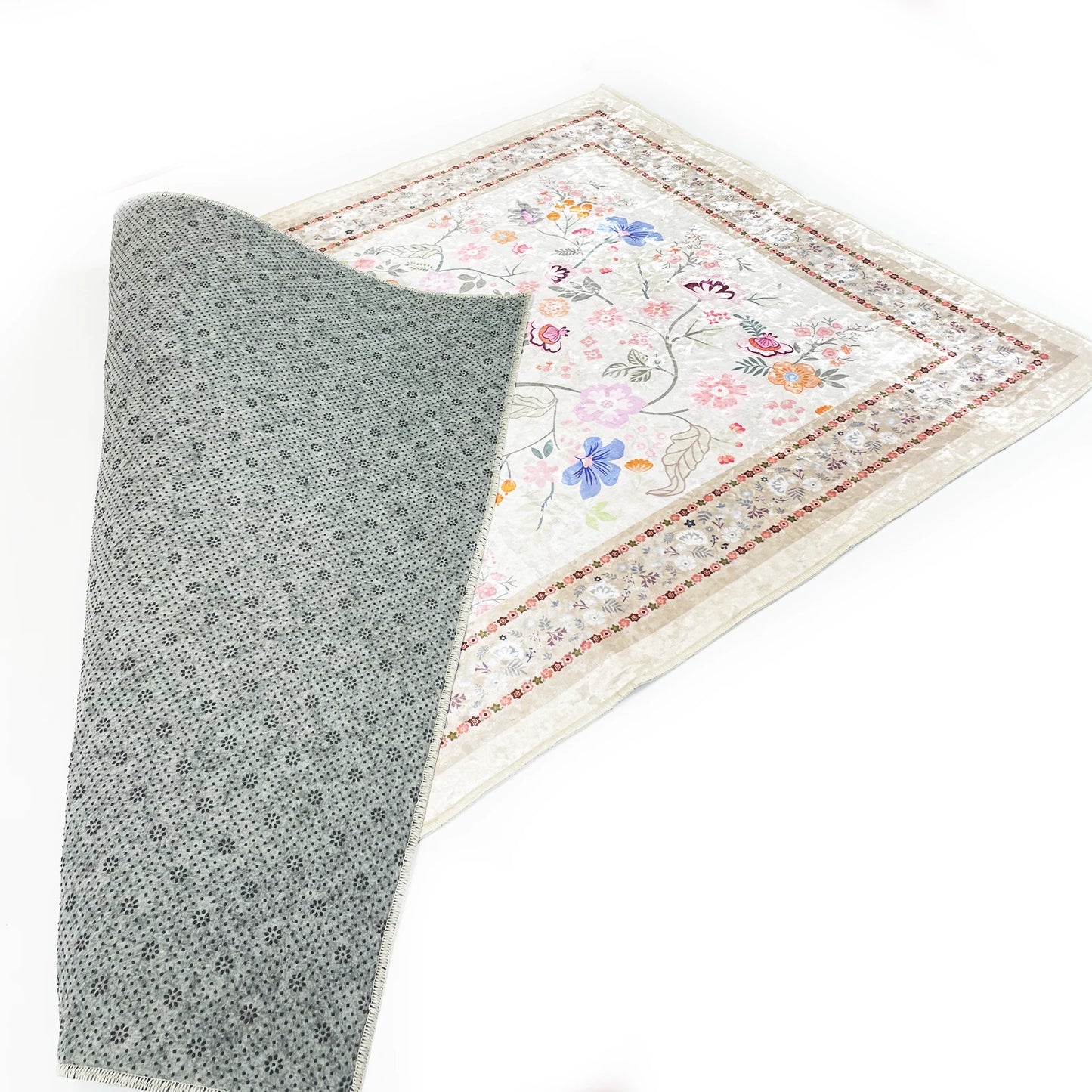 Adults Crushed Velvet Cream Prayer Mat