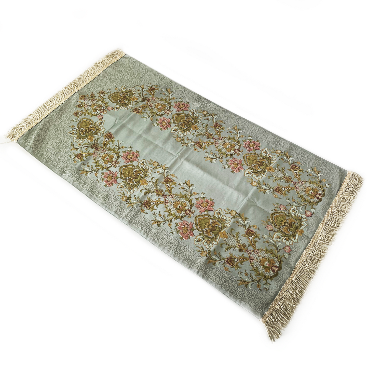 Adults Green Floral Prayer Mat