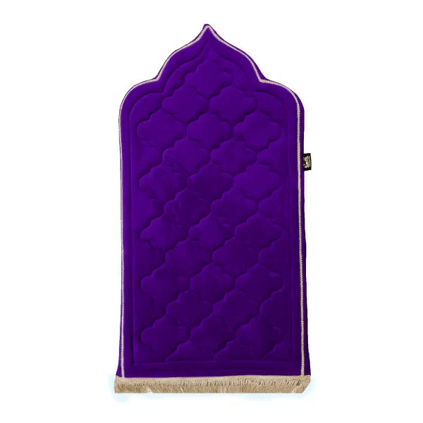 Kids Purple Prayer Mat with Diamond Design