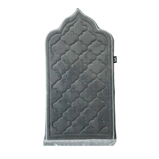 Kids Grey Prayer Mat with Diamond Design