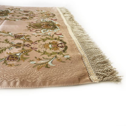 Adults Beige Floral Prayer Mat