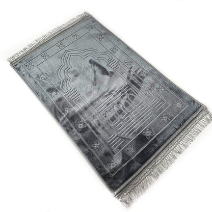 Large Grey Padded Adults Prayer Mat