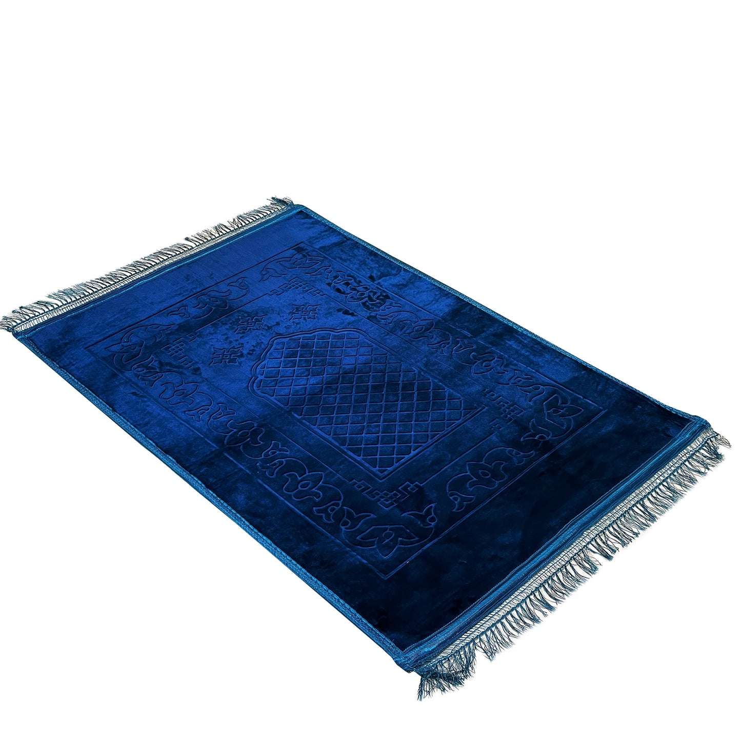 Large Navy Blue Padded Adults Prayer Mat