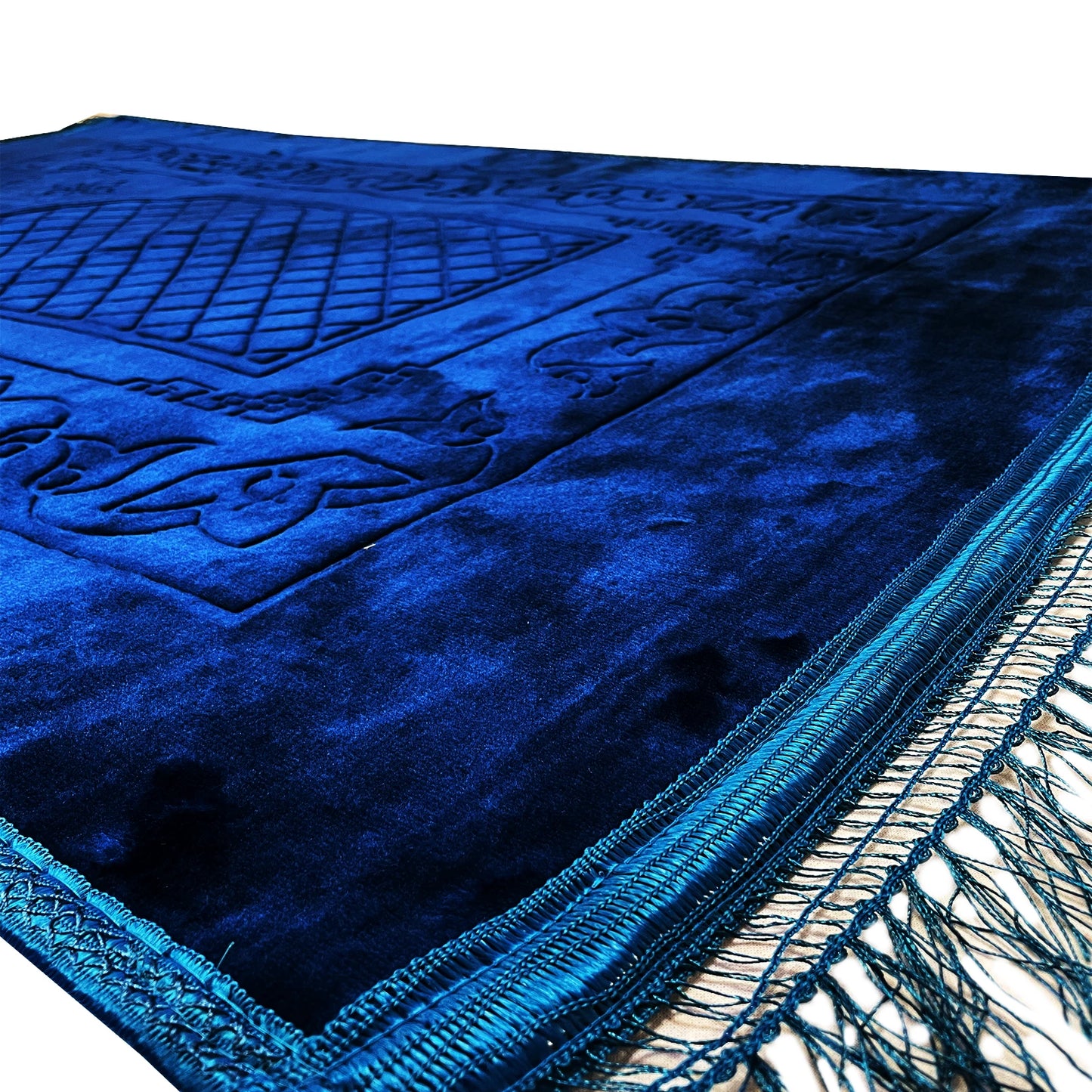 Large Navy Blue Padded Adults Prayer Mat