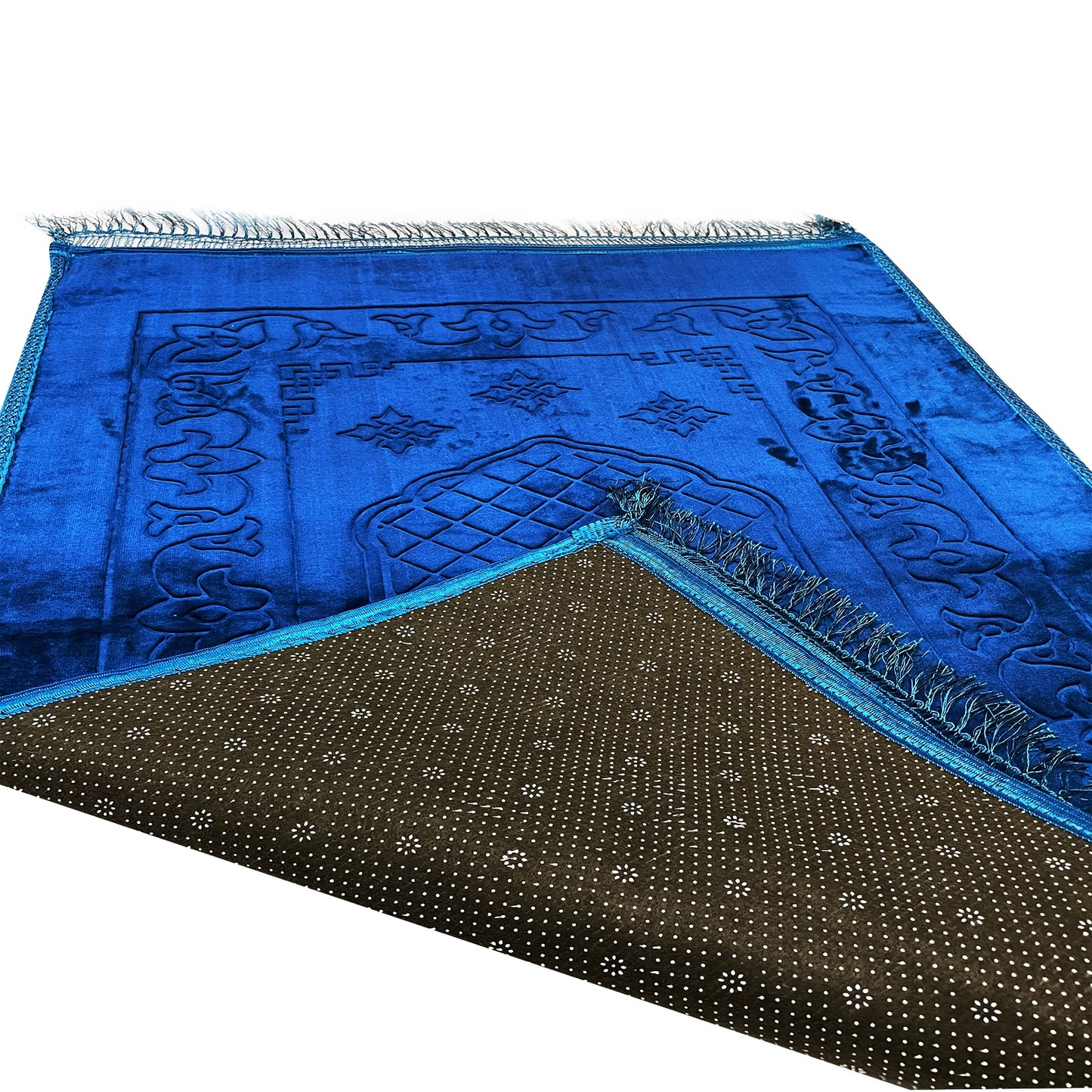 Large Navy Blue Padded Adults Prayer Mat